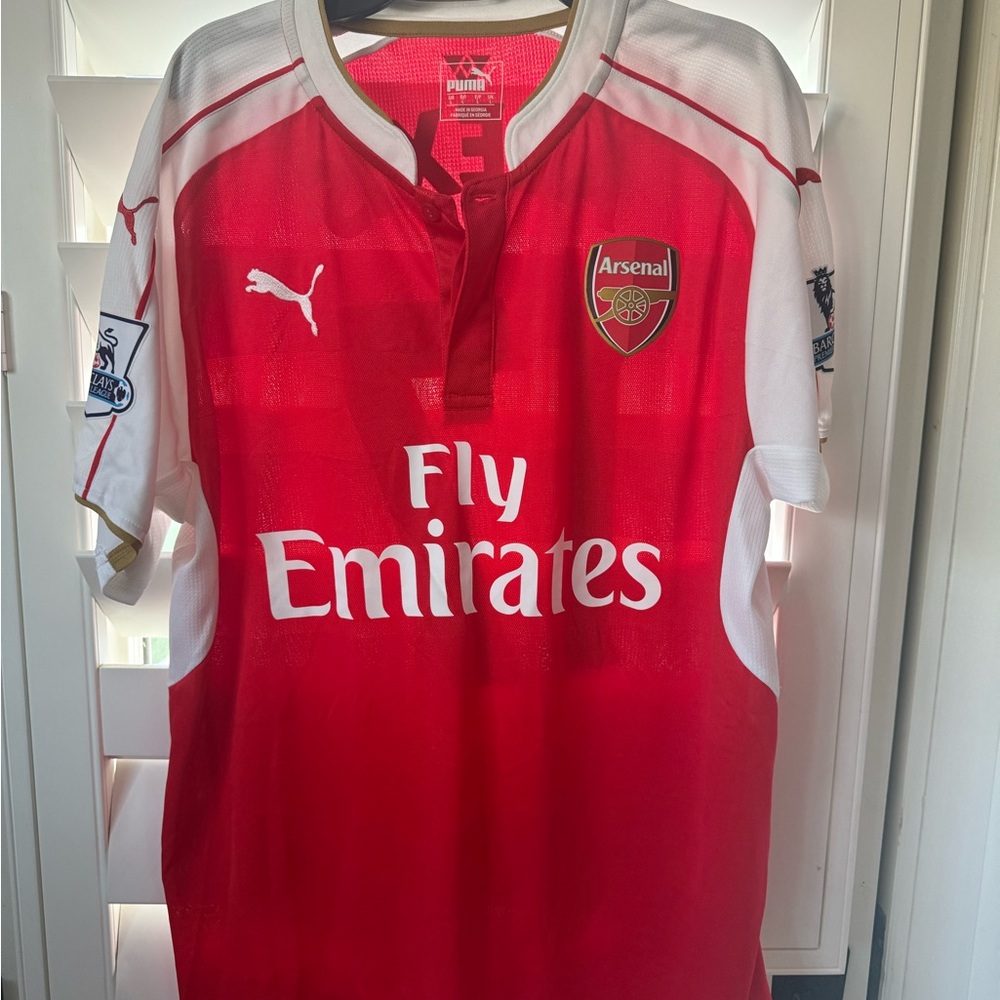 Puma Red and White Sports Jersey